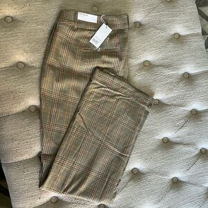 Lane Bryant The Allie Straight 16R Tailored Stretch plaid NWT